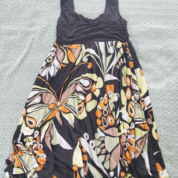 Anthropologie Floral Knit Summer Dress, Knee Length, Size M - Picture 2 of 5
